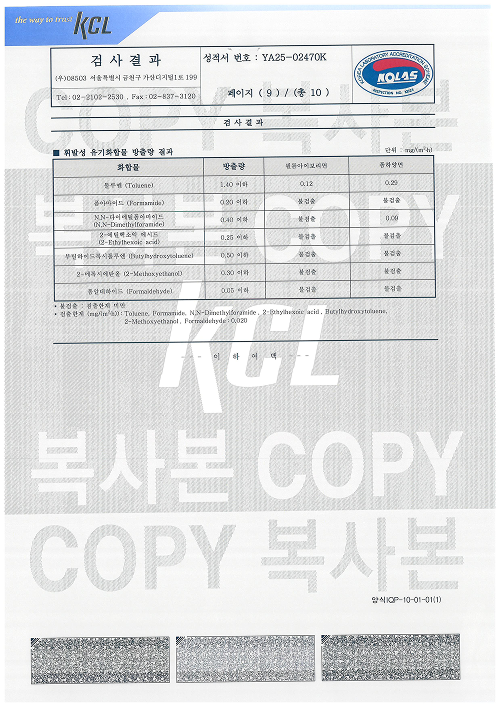 KCL 안전확인검사서 5